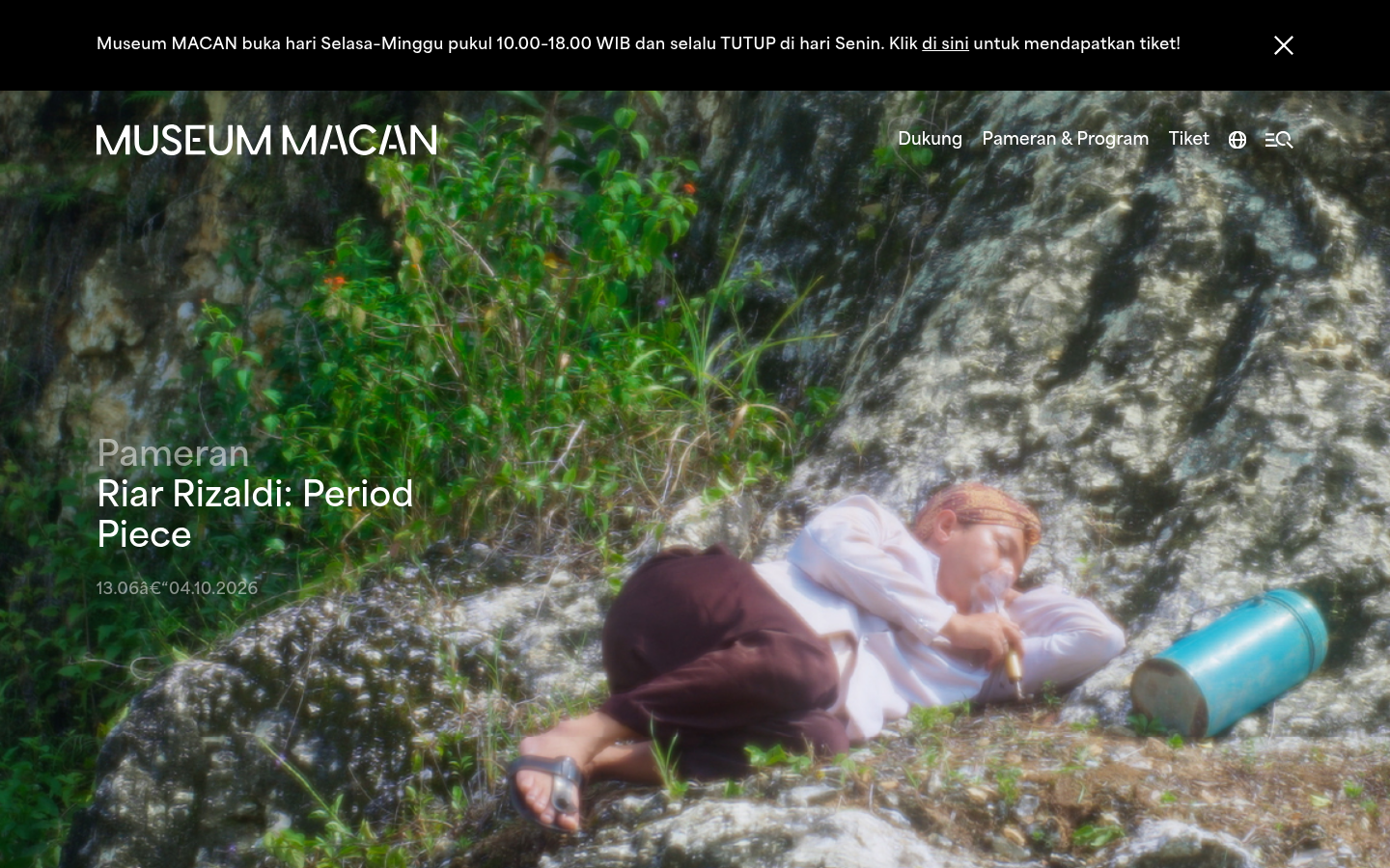 Museum Macan project interface preview